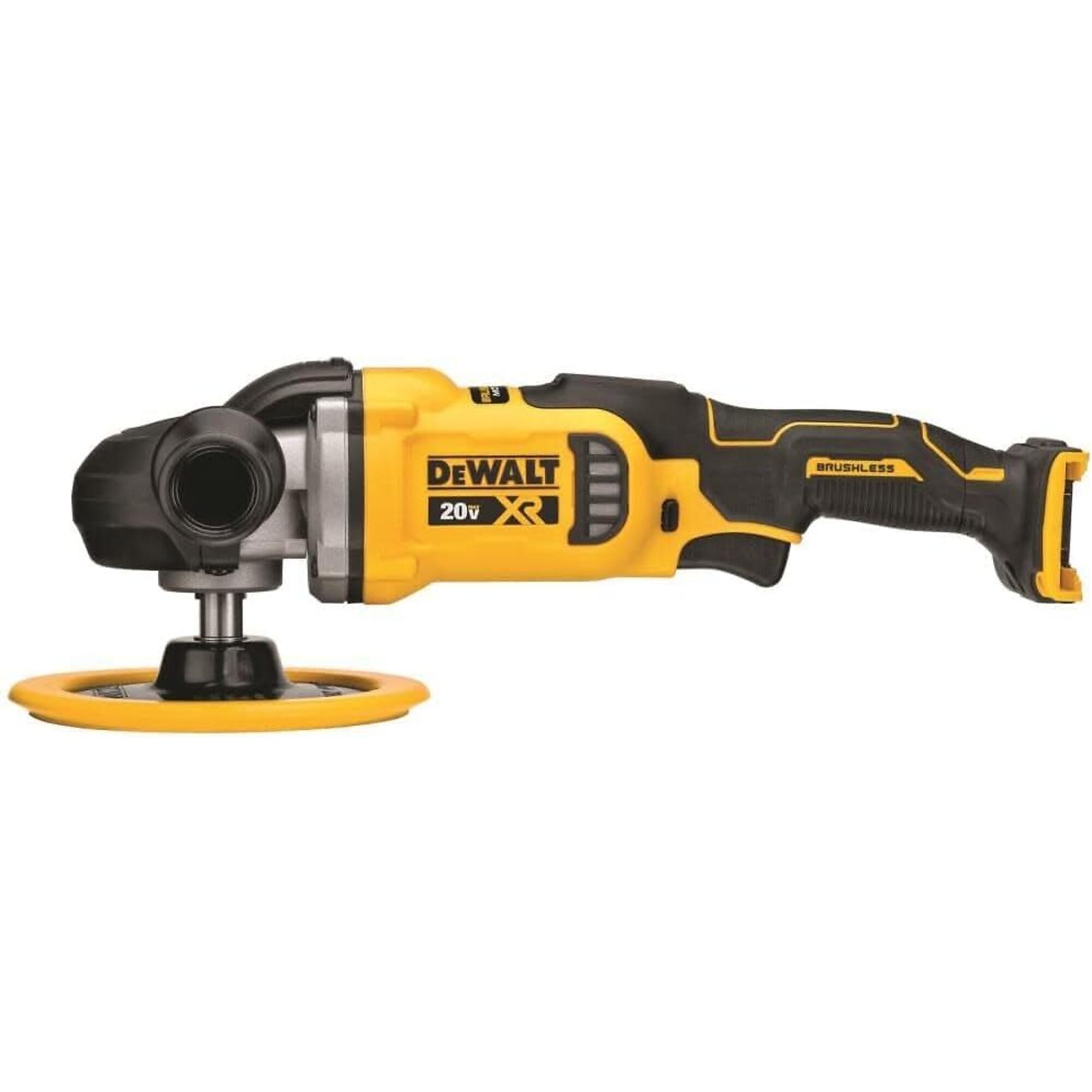 DeWalt 20V MAX XR Cordless Brushless Variable Speed Rotary Polisher — 7in., 800–2200 RPM, Tool Only, Model# DWTDCM849B